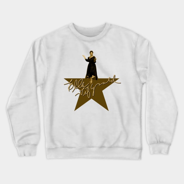 Ella Fitzgerald - Signature Crewneck Sweatshirt by PLAYDIGITAL2020